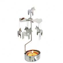 Rotary Candle Holder Metal Tear Spinning Candleholder For Wedding Party Christmas Home Decoration