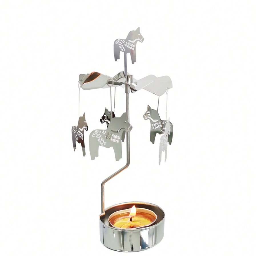 Rotary Candle Holder Metal Tear Spinning Candleholder For Wedding Party Christmas Home Decoration