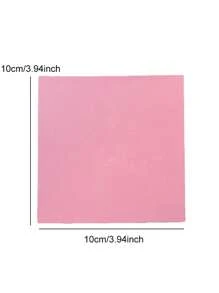 10*10cm Large Flower Making Sponge Mat - High-Resilience, Uncharged Plastic Tool For Thinning Fondant Petals, Shaping Clay & Pottery Crafts With Ease - Perfect For DIY Artisans And Craft Enthusiasts