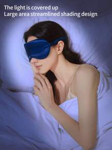 1PC Sleep Mask For Side Sleeper Women Men, Eye Mask For Sleeping Light Blocking, 3D Contoured Cup Sleeping Mask, Soft Breathable Sleep Eye Mask With Adjustable Elastic Strap For Flight Nap,School,Back To School,Travel,Travel Essentials,Home Essentials,Eye Mask,Sleep Mask