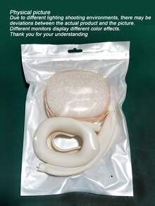 3pcs/Set New Transparent TPU Glitter Headphone Case Cover Set Compatible With Apple Max Headphones, Includes Dust-Proof, Shock-Proof, Water-Resistant Earmuff, Headband And Housing Shell Case - Multicolor - View 10