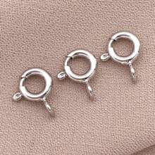 5/10/15 stuks 18K vergulde veersluitingen messing ronde sluitingen open ring sieraden veersluiting sieraden connector sluitingen voor armband ketting sieraden doe-het-zelf knutselen maken