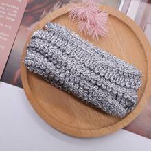 2M/5M/20M 1 cm goldene Spitzenborte gestrickt Band Schleife DIY Handwerk Bänder Stoffe Nahtband für Cosplay Kleidung Handwerk Zubehör