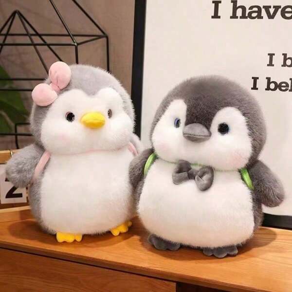 Cute Stuffed Penguin Stuffed Animal Doll, Cute Penguin Design, Soft Material, Ideal For Room Decoration, Home Decoration, Office Decoration Or Party Decoration, Birthday Gifts And Various Holiday Gifts. Graduation. Graduation Gift.