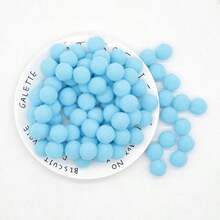 65個 (20g) 2cm 蓬鬆迷你毛球，20mm 高密度毛球，適用於手工藝、珠寶製作配件、衣飾裝飾、家居裝飾 - 彩色 - 查看 14