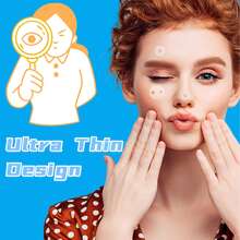 360 片水胶体圆形痘痘贴 360 片痘痘贴、360 片日夜痘痘贴、温和不刺激 - 防水透气、遮瑕痘痘贴、遮盖痘痘和瑕疵、面部和皮肤护理痘痘贴 - 隐形、超薄必备 - 藍色 - 查看 6