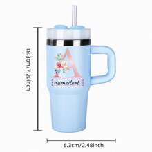 Tasse personnalisée de 14 oz avec lettre de A à Z, tasse à boire de tous les jours, cadeau surprise, cadeau de nouvel an, cadeau d'anniversaire, cadeau de la Saint-Valentin, convient à la famille, aux amis, aux amoureux, à la fête des mères, à la fête des infirmières, à la fête des pères, au mariage, à la remise des diplômes, à la fête des enseignants, multifonctionnel, ornemental, réutilisable, raffiné, élégant, de haute qualité, coloré, moderne, personnalisé, unique, idéal comme cadeau pour lui, idéal comme cadeau pour elle, petit ami, papa, petite amie, maman, famille, amis, salle de thé, maison, jardin, bureau, tasses personnalisées, ambiance chaleureuse
