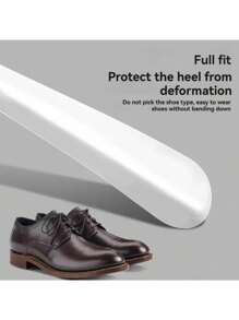 1pc 30cm Stainless Steel Shoe Horn, No Bending Shoe Helper, Particularly Suitable For Middle-Aged And Elderly People