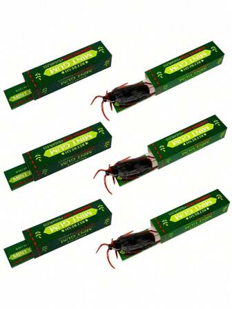 2pcs/5pcs/10pcs Creative Fake Cockroach Chewing Gum Prank Funny Joke Toy, Randomly Shipped