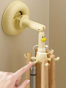 1 个吸盘挂钩，防锈 6 爪壁挂式浴室挂钩，防水，适用于厨房