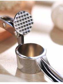 1 件装手动大蒜研磨器、家用大蒜剥皮器、大蒜研钵、大蒜压碎器、大蒜切碎器、大蒜泥制作器、大蒜压榨器、手持式姜研磨器、厨房迷你工具 - 彩色 - 查看 7