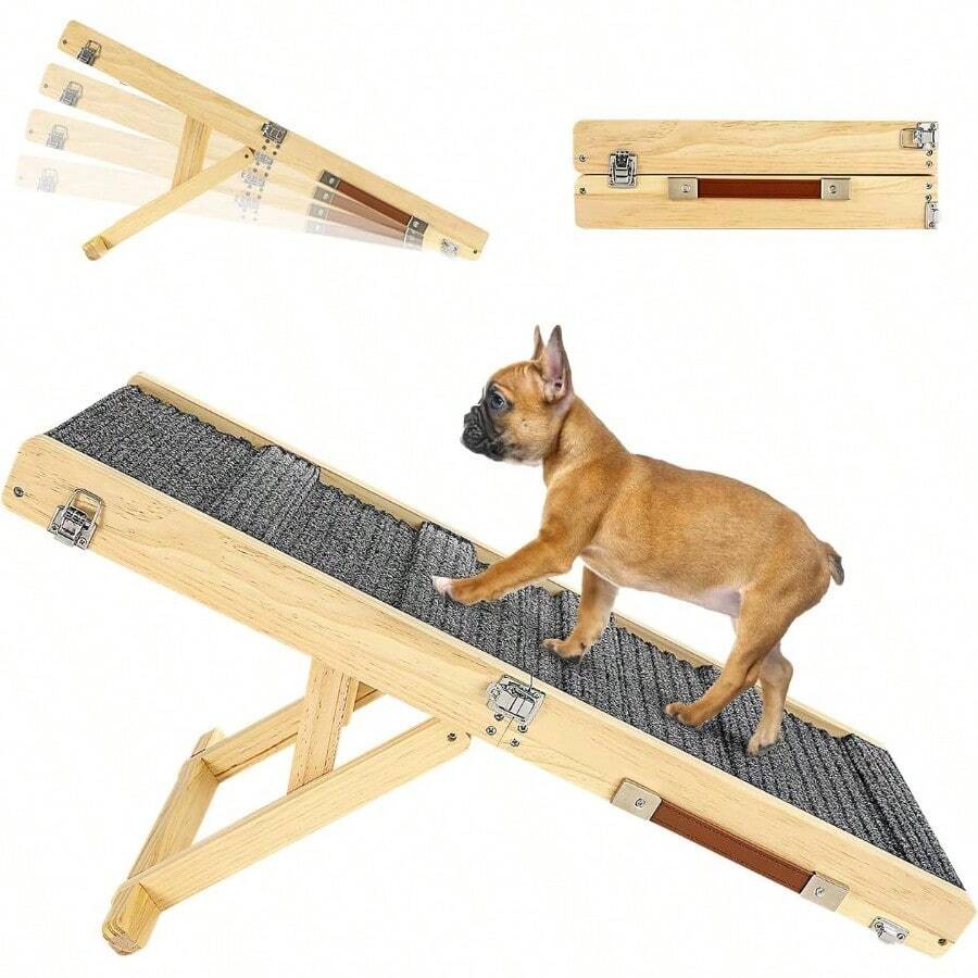 Dog Stairs & Steps - 80cm*30cm-木色1 - 查看 1