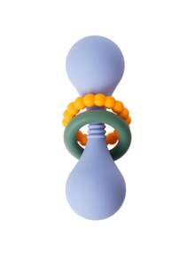 PopLittleOne 1pc Baby Silicone Rattle Toys Hand Grip Baby Teething Toys Infant Hand Shake Toys Girl Boy Toys Baby Shower Gift Soft Baby Toys - Multicolor - View 14