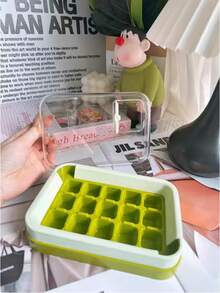 1 pieza Molde de cubitos de hielo de inyección de agua sin contacto, herramienta para hacer cubitos de hielo para el hogar - Multicolor - Ver 9