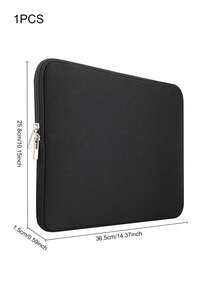 Applicable To Laptop Bag 11,13,14,15,15.6 Inch Laptop Case Soft Computer Bag Office Travel Bag - Black - View 2