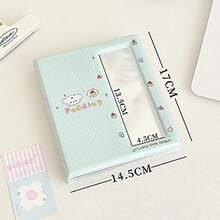 1 Pc Cartoon Photo Album Cute Name Card Book Card Binder Photo Album Small Card Booklet Idol Photocard Holder,Back To School,School Supplies - Multicolor - View 4