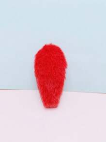 14pcs Double-sided Cute Plush Bunny Ear Diy Hair Clips, Headbands, Hair Accessories