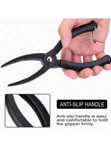 1Pc Fishing Tongs Control Fishing Tongs Fishing Clips Plastic Fish Catcher Lure Tongs - Multicolor - View 1