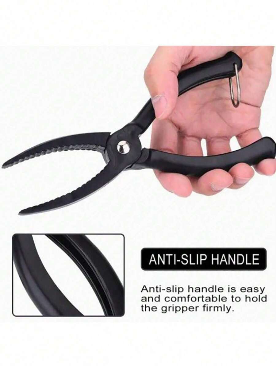 1Pc Fishing Tongs Control Fishing Tongs Fishing Clips Plastic Fish Catcher Lure Tongs - Multicolor - View 1