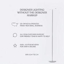 Sky Flux Modern Dimmable Integrated LED Torchiere Floor Lamp Brushed Nickel: 67 "Torchiere With Adjustable Head And Touch Sensor - 1 - View 10