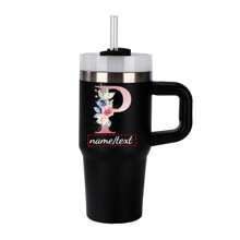 Tasse personnalisée de 14 oz avec lettre de A à Z, tasse à boire de tous les jours, cadeau surprise, cadeau de nouvel an, cadeau d'anniversaire, cadeau de la Saint-Valentin, convient à la famille, aux amis, aux amoureux, à la fête des mères, à la fête des infirmières, à la fête des pères, au mariage, à la remise des diplômes, à la fête des enseignants, multifonctionnel, ornemental, réutilisable, raffiné, élégant, de haute qualité, coloré, moderne, personnalisé, unique, idéal comme cadeau pour lui, idéal comme cadeau pour elle, petit ami, papa, petite amie, maman, famille, amis, salle de thé, maison, jardin, bureau, tasses personnalisées, ambiance chaleureuse