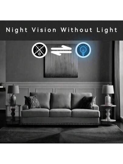 1pc Mini Spy Camera Security Real Time Monitoring, Infrared Night Vision, Motion Detection, Easy Installation Indoor Nanny Pet Camera/Support Cloud Storage Micro SD Cards Perfect Baby, Monitoring Home Makes An Ideal Family Holiday view 3