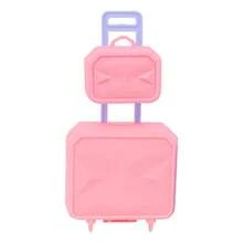 30厘米/11.5英寸时尚通勤娃娃装含配饰（配饰随机）衣柜、鞋架、行李箱，不含鞋子和衣架