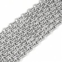 5米/卷/包 不锈钢圆圈十字O型链 项链尾链 手链链 DIY 珠宝配件