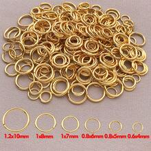 50/100/200pcs 4/5/6/7/8/10mm Open Jump Rings 18K Gold Plated Stainless Steel Single Loop Jump Ring Round Connector Rings For Jewelry Making Necklaces Bracelet Earrings Keychain DIY Craft - Multicolor - View 15