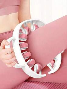 360° Muscle Roller Stick, 12 Roller Rings Leg Massager For Calves, Legs, Arms, Tennis Elbow And Golfer's Elbow - Plastic Fascia Muscle Roller Ball Fat Burning, Trigger Point Release - Mother's Day Gift - Multicolor - View 8