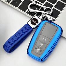 Car Key Case Protector Soft TPU Key Shell Cover Auto Accessories For Prius For Camry For Corolla For CHR For AVALON For Prado 2018 2022 Dustproof And Anti Fall High-End Fashionable Keybag - With Braided Cord Buckle - View 15