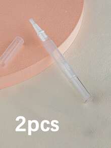 Bút vặn trong suốt 5ml | Bút dầu dưỡng móng tay có thể nạp lại với đầu cọ | Dụng cụ thoa son bóng | Ống serum dưỡng mi | Bút dầu dưỡng móng | Bình đựng tinh dầu | Dụng cụ trang điểm tiện dụng khi đi du lịch cho làm đẹp tại nhà, salon, và chăm sóc cá nhân - Trong sáng - Xem 13