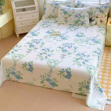3pcs/Set Soft & Skin-Friendly Printed Thickened Bedding Set, Modern Rectangular Fashionable Minimalist Design For Double Bed, Multiple Sizes Available, Suitable For Bedroom All Seasons