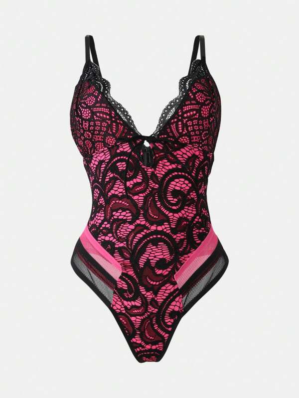 Sexy lingerie voor dames, geborduurde bruidslingerie, rugloze teddybeer top