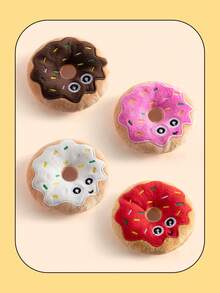 Hollypet 带发声器的毛绒狗狗玩具，柔软耐用，适合狗狗咀嚼，互动性强，适合室内卧室或室外花园玩耍，坚韧耐咬，狗狗喜爱的填充玩具 - 彩色 - 查看 5