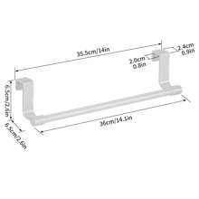 1 pezzo Portasciugamani per mobile da cucina, barra portasciugamani moderna per mobile, portasciugamani da parete, portasciugamani per strofinacci, adatto per casa, cucina, bagno, decorazione bagno, organizzatore bagno, decorazione autunnale, ritorno a scuola