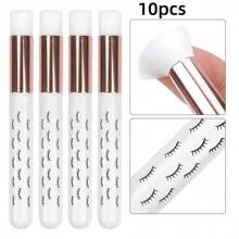 10/20pcs Eyelash Cleaning Brush Lash Shampoo Brush For Eyelash Extensions Peel Off Nose Pore Blackhead Remover Makeup Tools