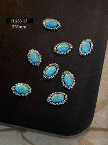 Geassorteerde 5 stuks/30 stuks/50 stuks nieuwe nagelkunst Boucheron-serie decoraties, vintage paleisstijl exotische platte versieringen, strass-steentjes