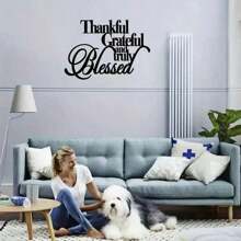 1PC Thankful Grateful Metal Sign - Personalized Steel Wall Art For Home & Office, Christmas Decor & Year-Round Inspirational Gift,Suitable For Modern Home Decor, Home Decoration, Room Decor, Bedroom Decor, Bathroom Decor, Waterproof