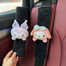 Sanrio Sanrio Yugui Dog Pudding Melo Tikulomi Seat Belt Protection Decorative Cover Cute Cartoon Car Decoration Car