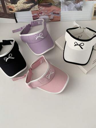 1 pieza Gorra de béisbol estilo Snapback sin visera para mujer con bordado lindo, sombrero deportivo para exteriores con protección solar transpirable para verano, playa, correr