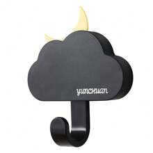 1 Pc Sun Moon Adhesive Hook No Hole Door Rear Wall Hanging Strong Load Bearing Party Activities No Trace Hook