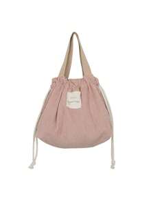 午餐袋 灯芯绒帆布午餐盒 抽绳野餐布 小手提包 晚餐容器 食品储存袋 学校收纳袋 教师收纳袋 教室袋 教室收纳袋 女士保温午餐盒袋 女士学校用品 杂物配件