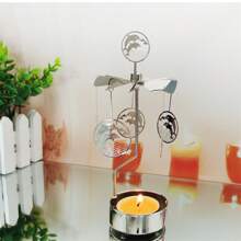 Custom Metal Tealight Holder Spinning Carousel Candle Holder Rotary Candle Holder For Home Decoration Small Gift
