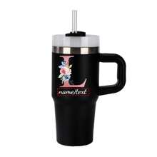 Tasse personnalisée de 14 oz avec lettre de A à Z, tasse à boire de tous les jours, cadeau surprise, cadeau de nouvel an, cadeau d'anniversaire, cadeau de la Saint-Valentin, convient à la famille, aux amis, aux amoureux, à la fête des mères, à la fête des infirmières, à la fête des pères, au mariage, à la remise des diplômes, à la fête des enseignants, multifonctionnel, ornemental, réutilisable, raffiné, élégant, de haute qualité, coloré, moderne, personnalisé, unique, idéal comme cadeau pour lui, idéal comme cadeau pour elle, petit ami, papa, petite amie, maman, famille, amis, salle de thé, maison, jardin, bureau, tasses personnalisées, ambiance chaleureuse