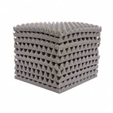 CNCEST CNCEST 10 pezzi Pannelli acustici Isolamento acustico autoadesivo 50 * 50 * 20 cm Assorbitore acustico Tappetini fonoassorbenti adatti per luoghi in cui è richiesta la riduzione del suono e del rumore (grigio/viola/nero)