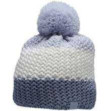 4F Girls HJZ22 JCAD006 Knitted Pom Pom Beanie (Light Blue)