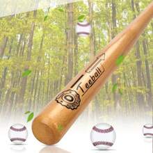 Professional Hardwood Baseball Bat 21 Inch Solid Wood For Sports Training Home Car Defense Personal Self-Defense