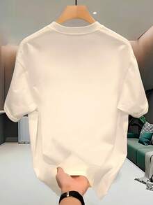 Unisex 100% Cotton Streetwear T-Shirt For Men And Women Printed New York Street Premium Shirt - 米色 - 查看 2