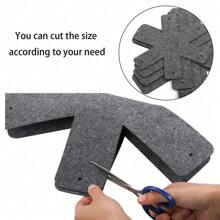 3 Stück/6 Stück Topf- und Pfannenschützer, 3 verschiedene Größen, Topfeinteilungspolster/Stapelschutz für Pfannen/Pfannentrenneinlagen zum Schutz und zur Trennung von Töpfen und Pfannen beim Meeresfrüchte-Kochen